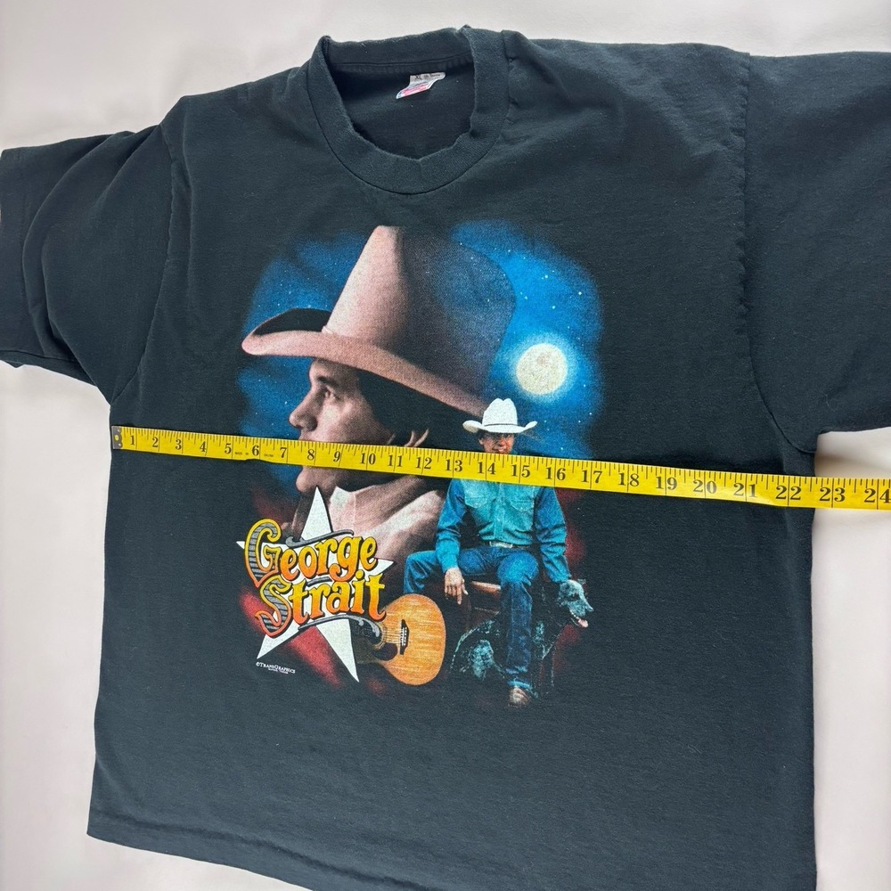 Vintage XL T Shirt George Strait Lead On Tour‎ Single Stitch Graphic Print Tee - Picture 7 of 8